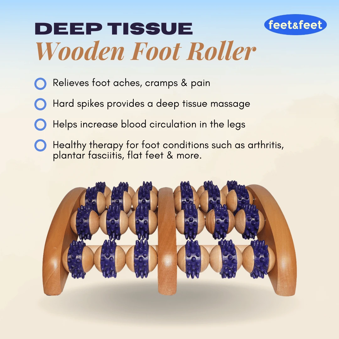 Deep Tissue Wooden Foot Roller - Image 5