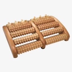 Dual Wooden Foot Roller