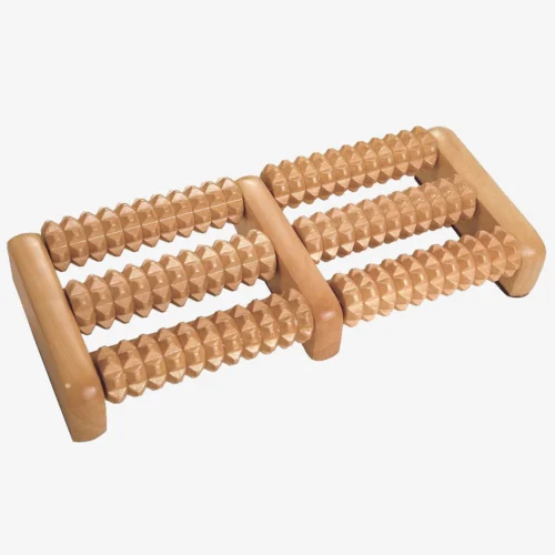 Twin Wooden Foot Roller