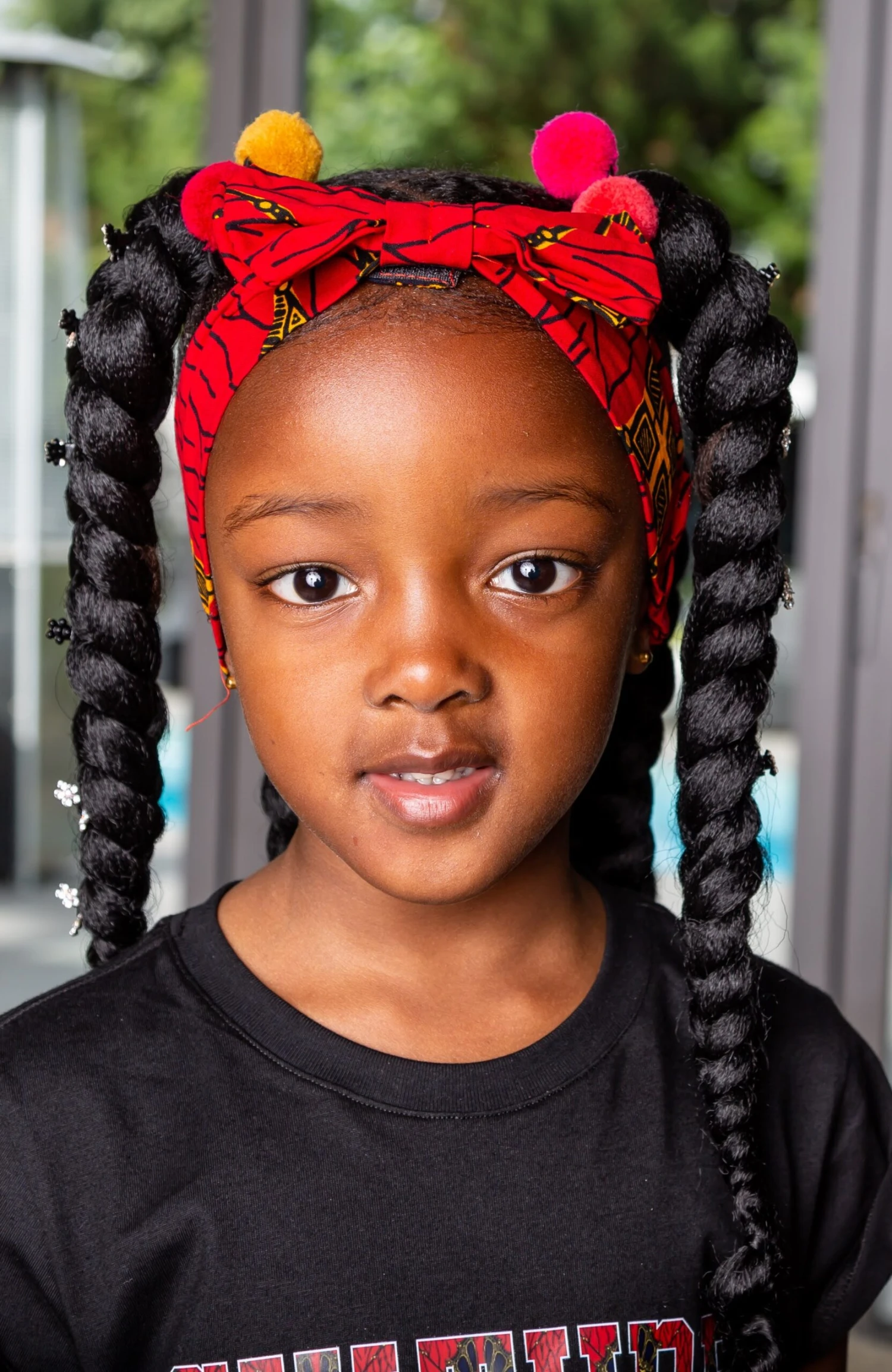 African Print Dress For Girls | Sleeveless Turtleneck Midi Dress For Girls - CORDELIA - Image 12