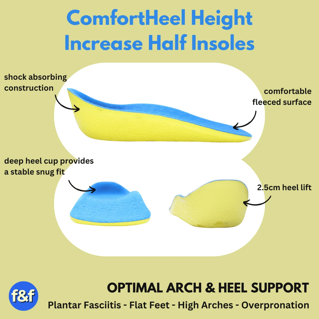 ComfortHeel Height Increase Half Insoles - Image 6