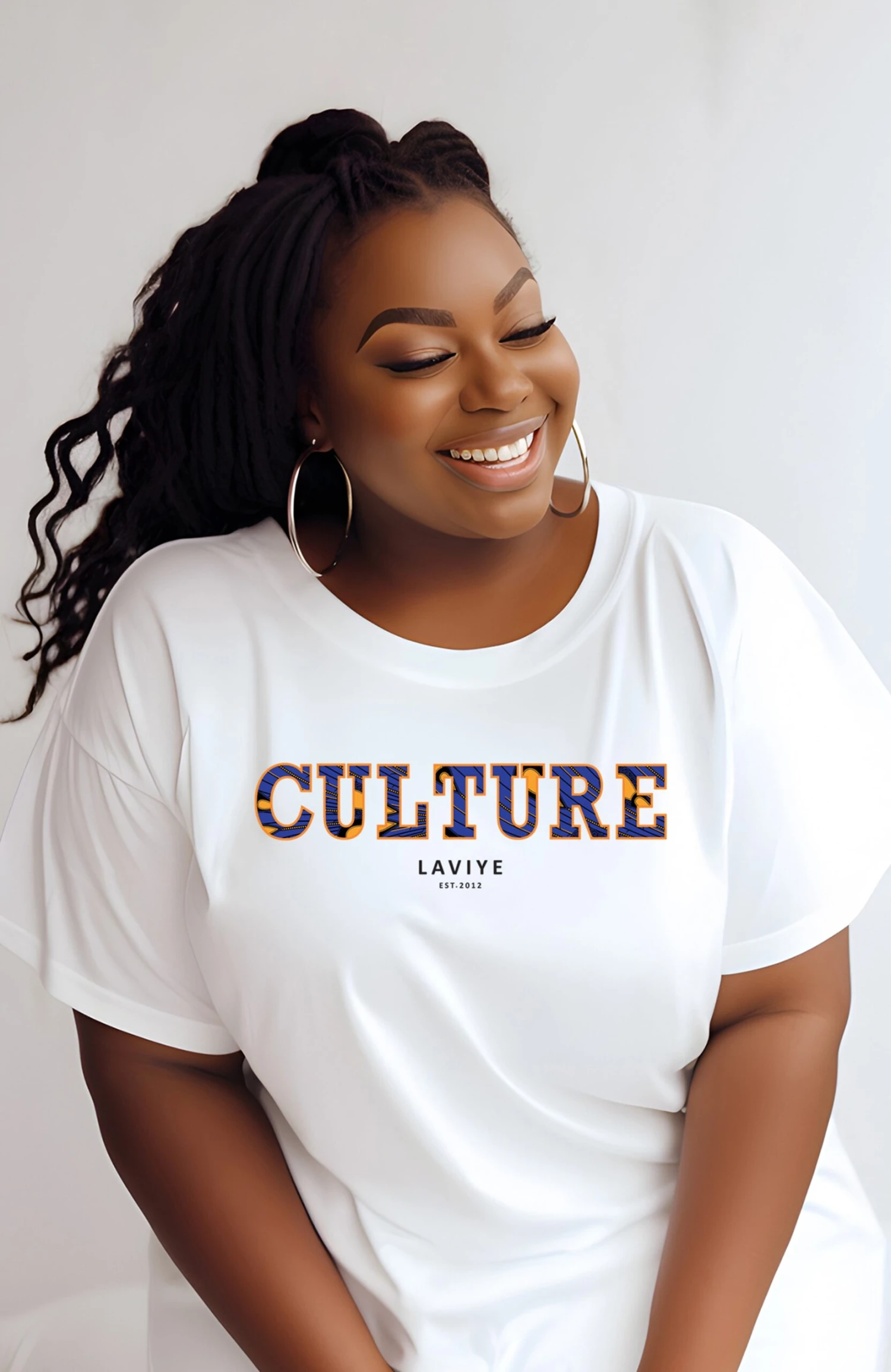 African Print Culture Slogan T-shirt Unisex | ENUGU - Image 7