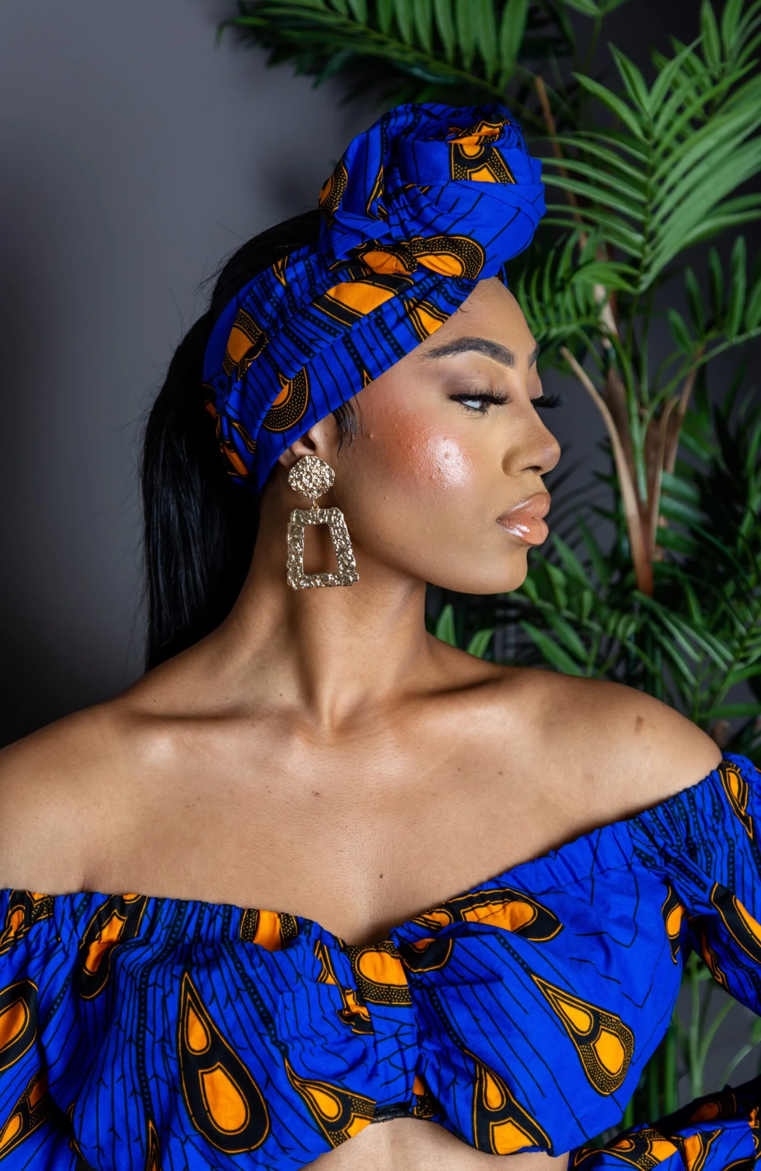 Ankara Wax Print Headwrap - ELLA - Image 9