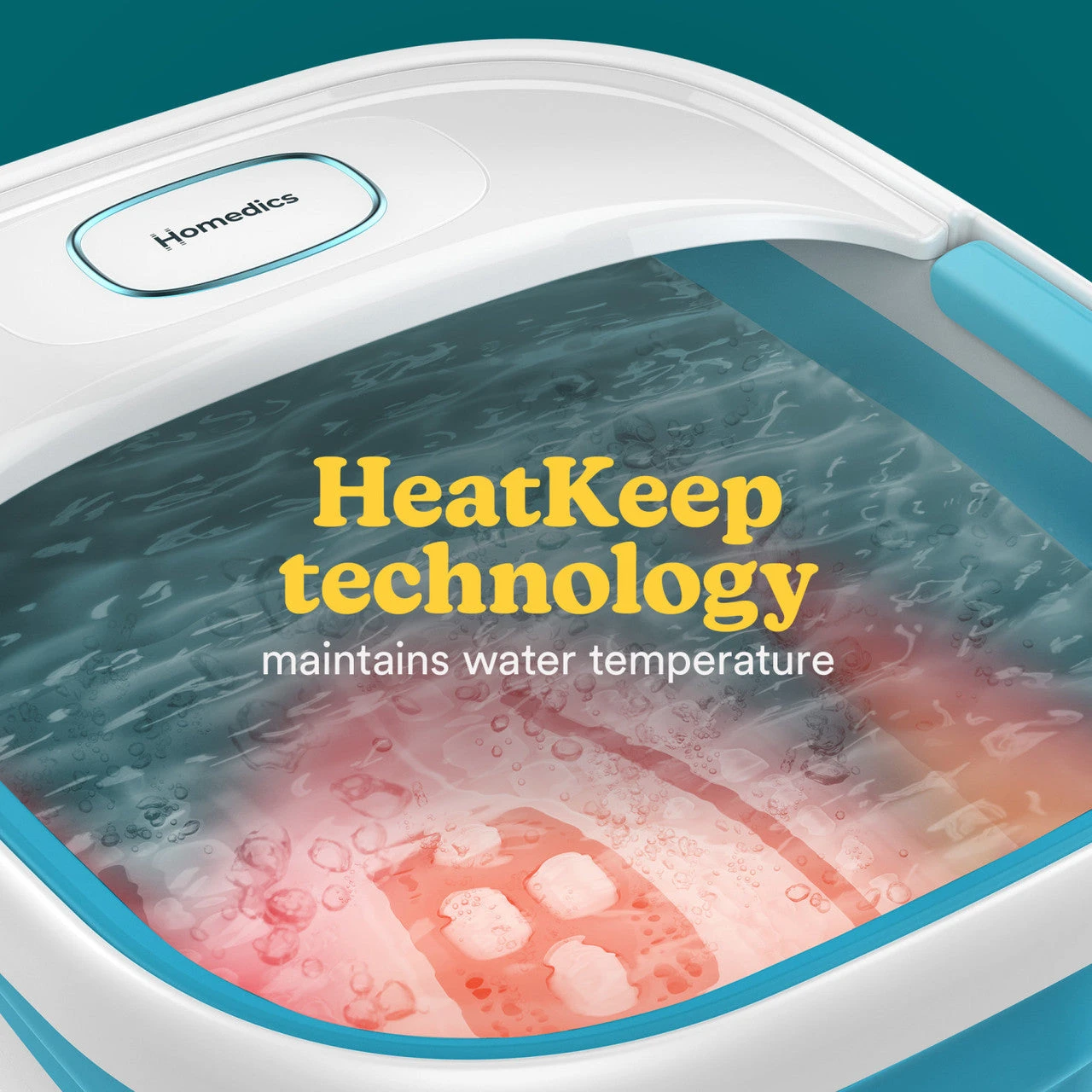 HoMedics Smart Space Collapsible Foot Spa - Image 2