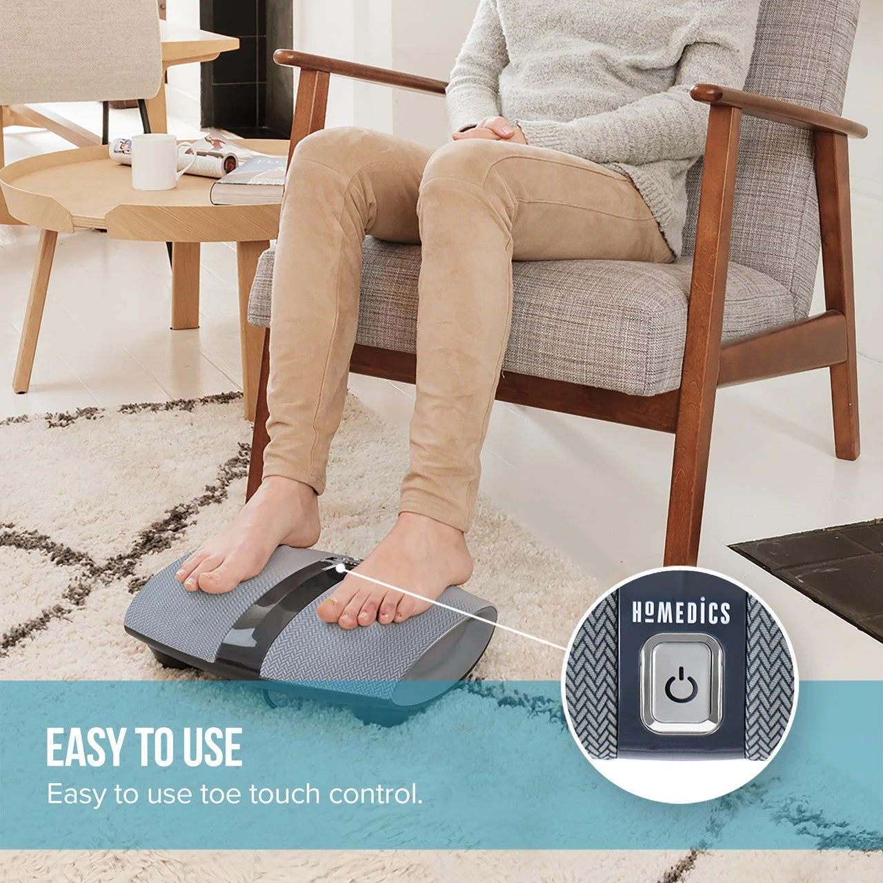 HoMedics Dual Shiatsu Heated Foot Massager - Image 5