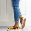 African Print Sneaker Shoes Light Weight Slip-on Trainer - KUMASI