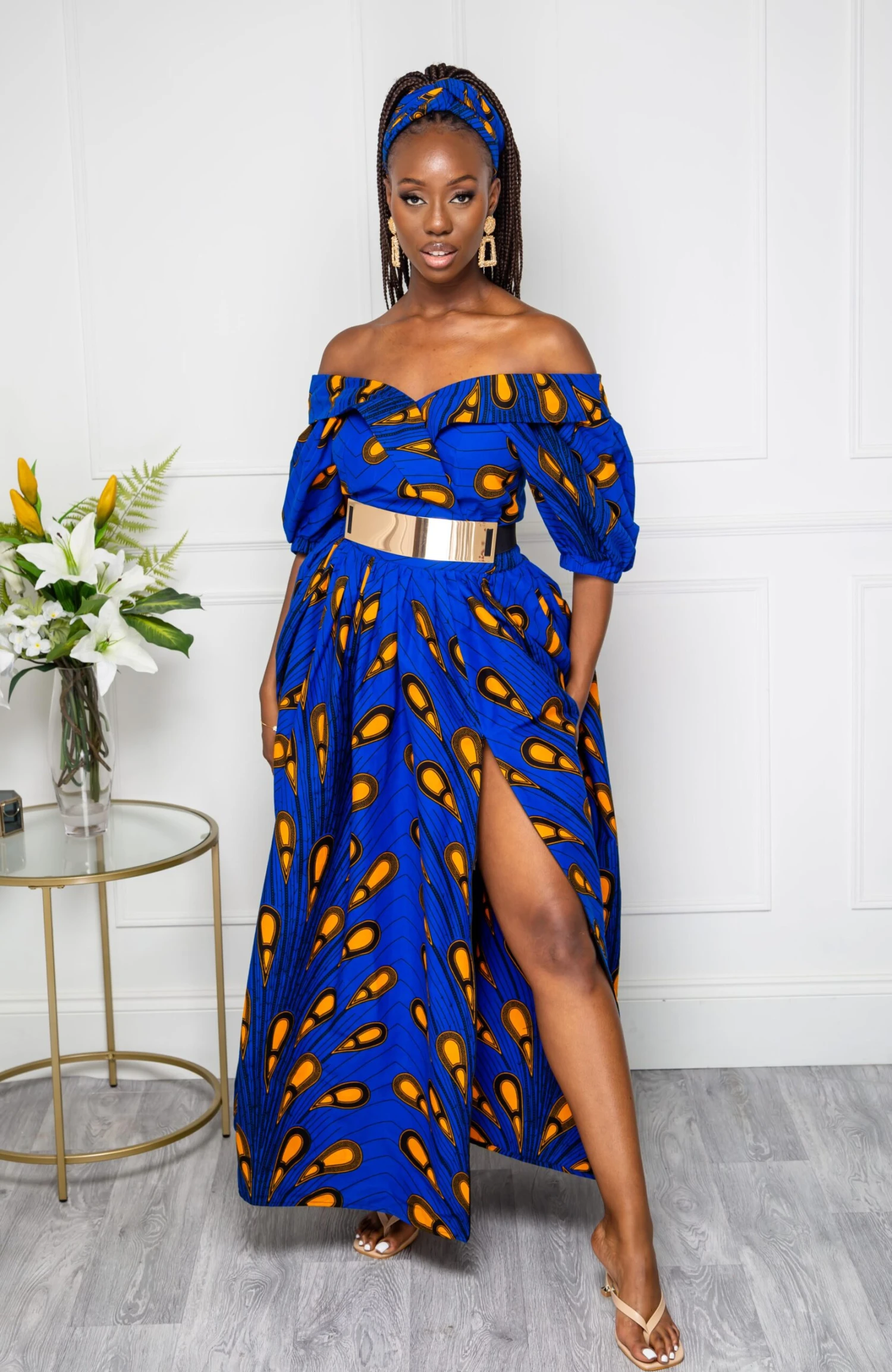 Ankara Wax Print Headwrap - ELLA - Image 4