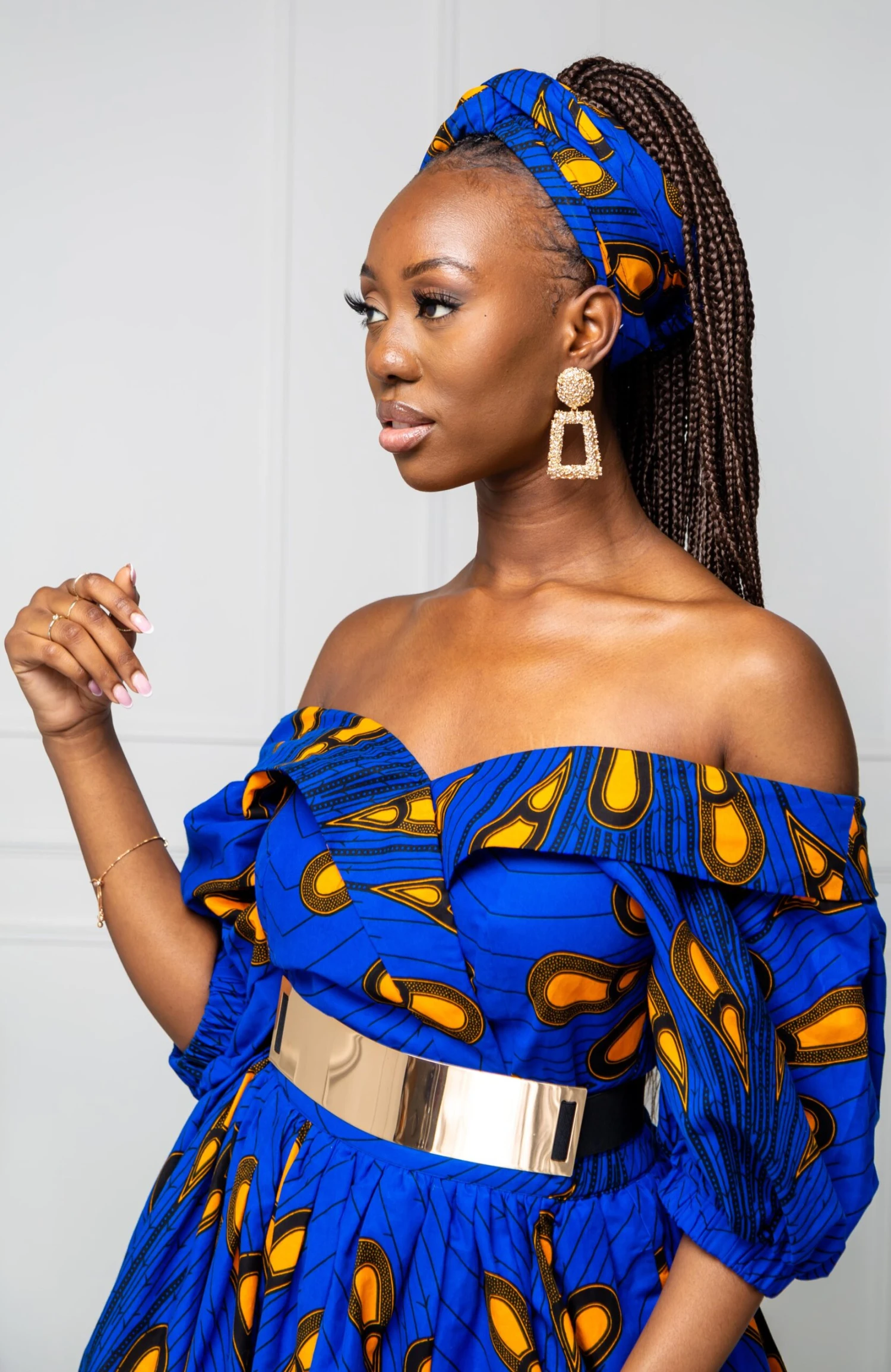 Ankara Wax Print Headwrap - ELLA - Image 5