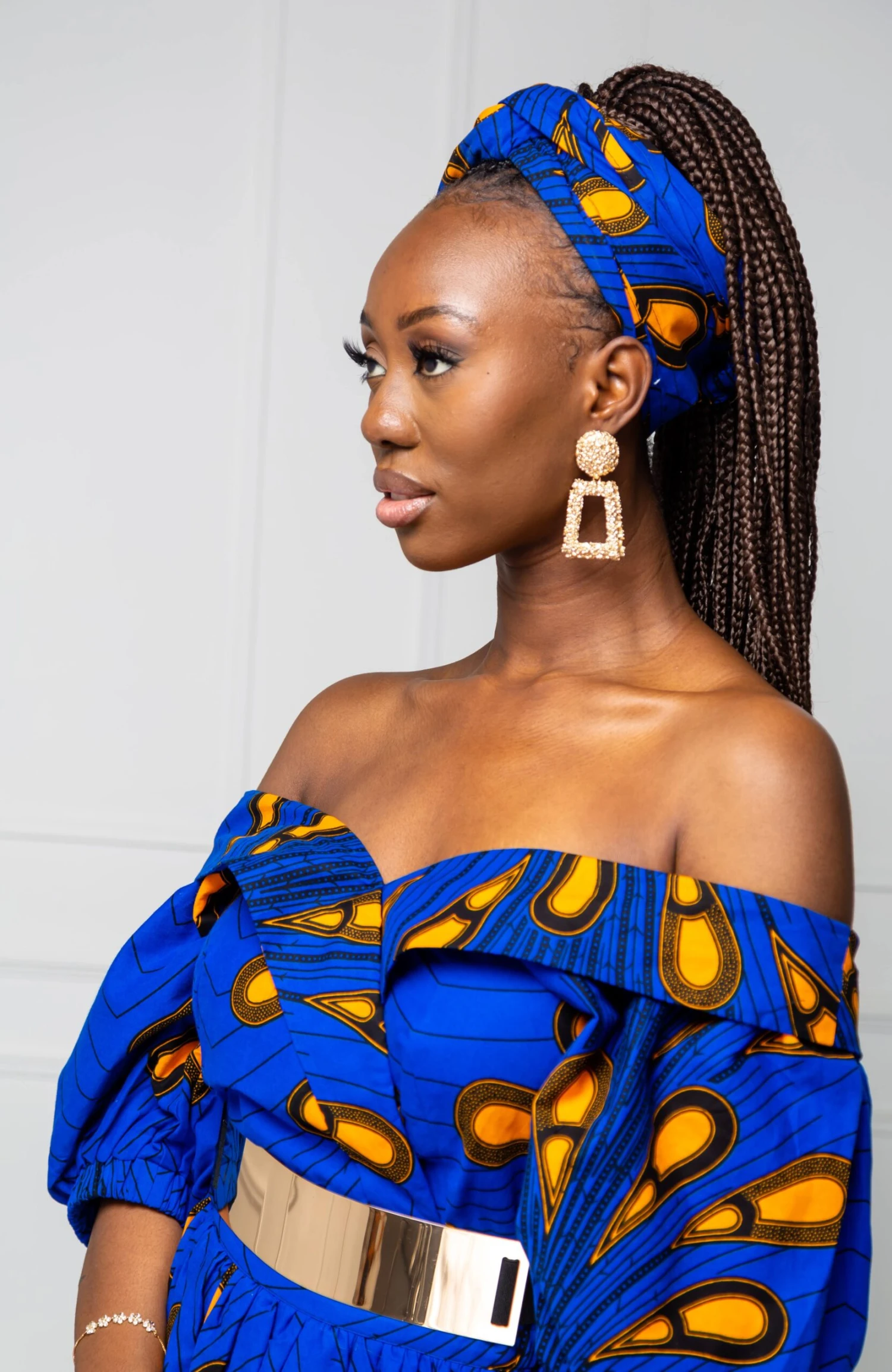 Ankara Wax Print Headwrap - ELLA - Image 6