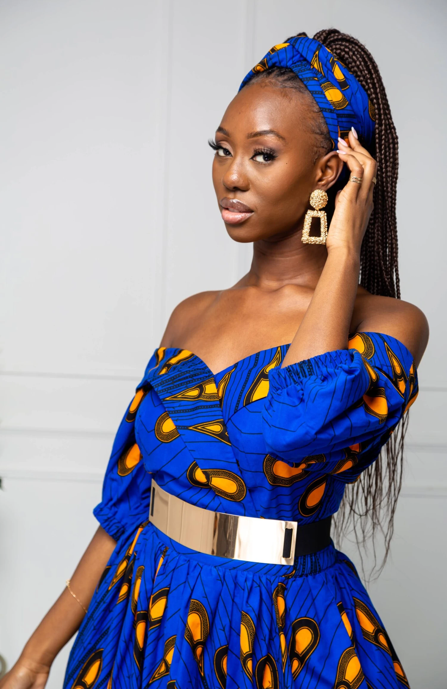 Ankara Wax Print Headwrap - ELLA - Image 7