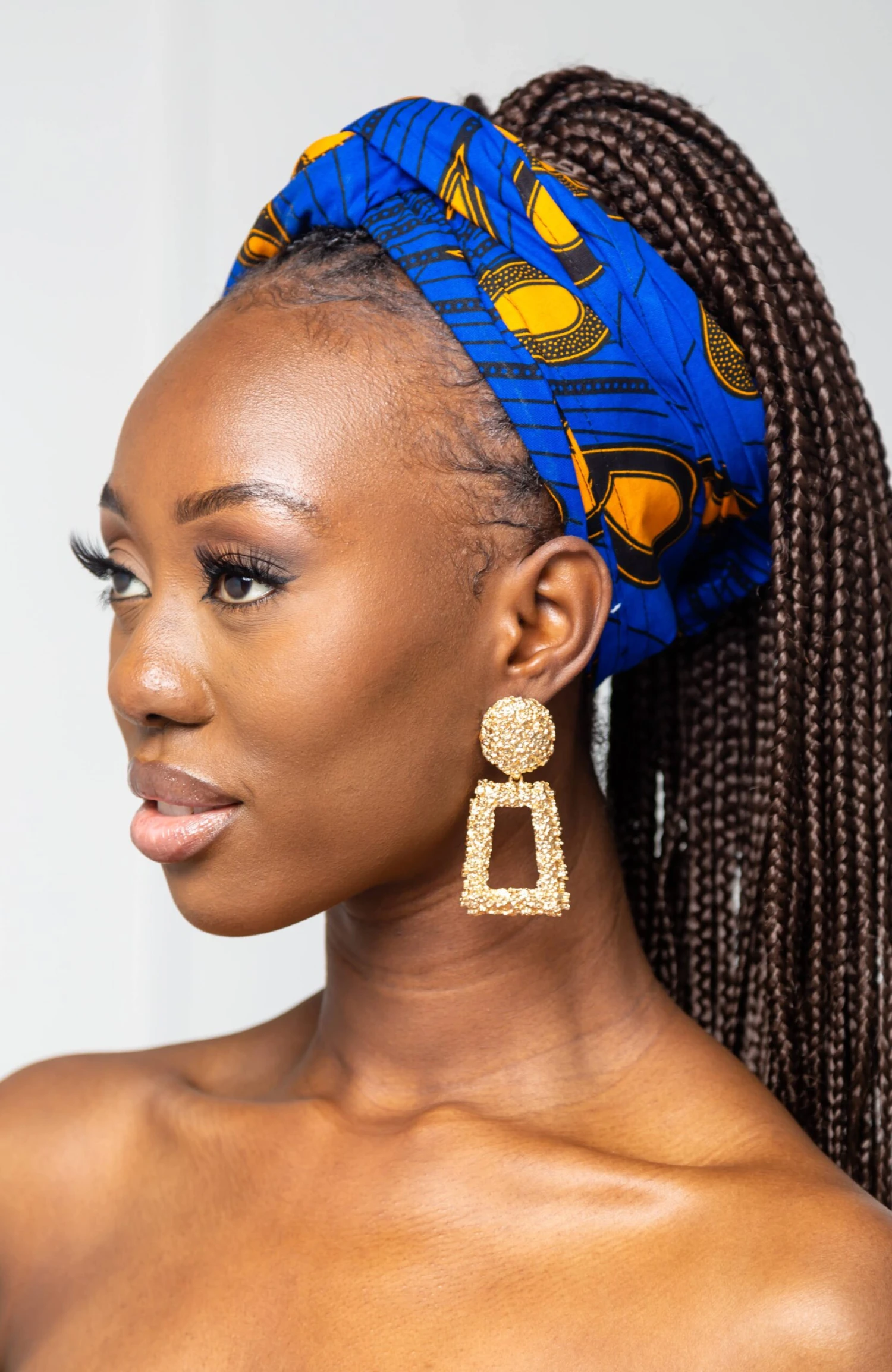 Ankara Wax Print Headwrap - ELLA - Image 2