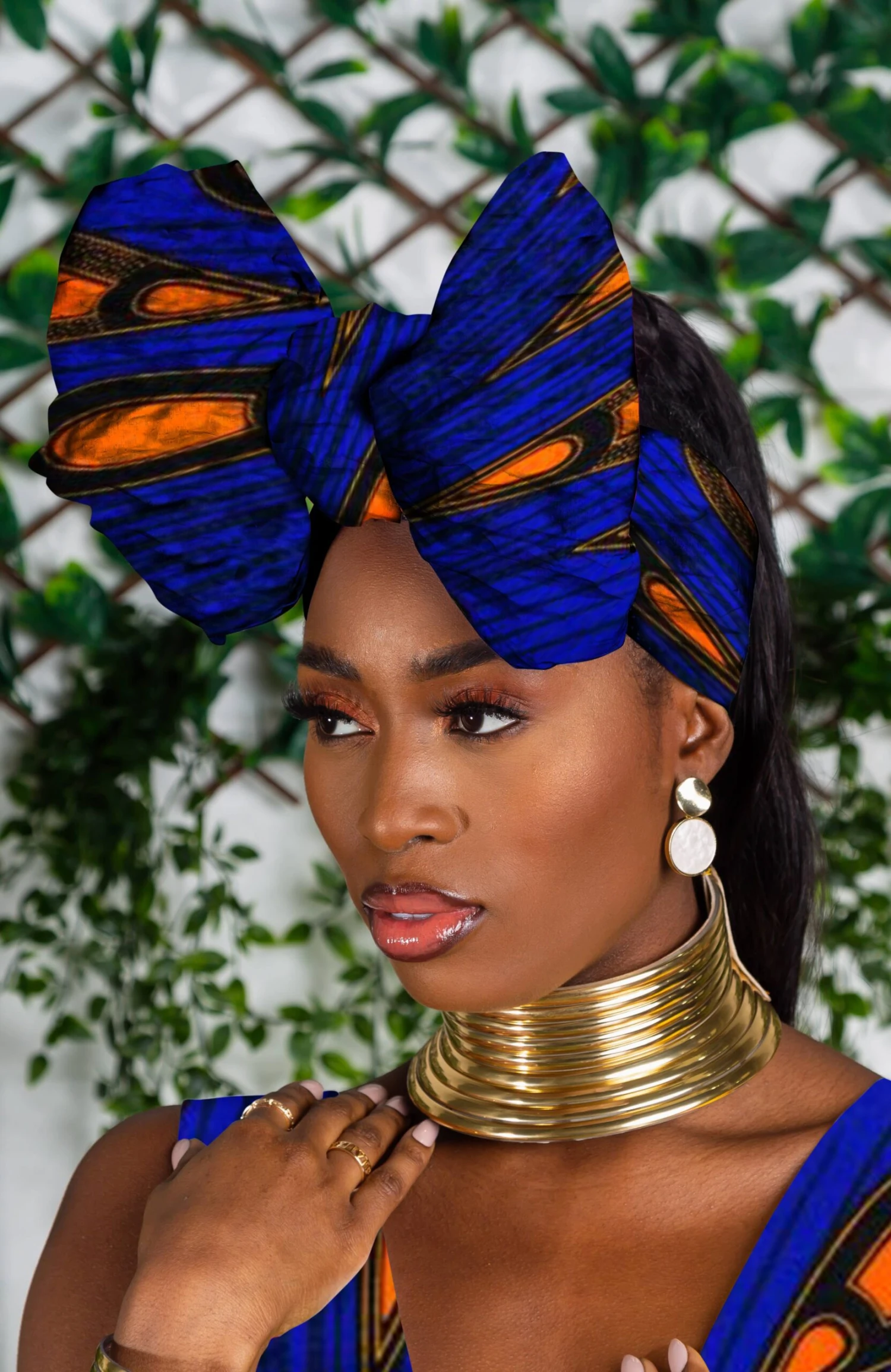 Ankara Wax Print Headwrap - ELLA - Image 10