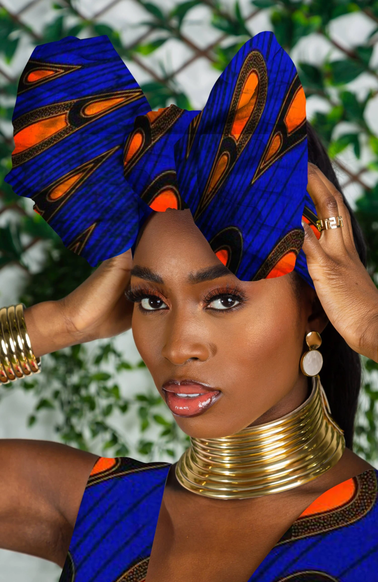 Ankara Wax Print Headwrap - ELLA - Image 11