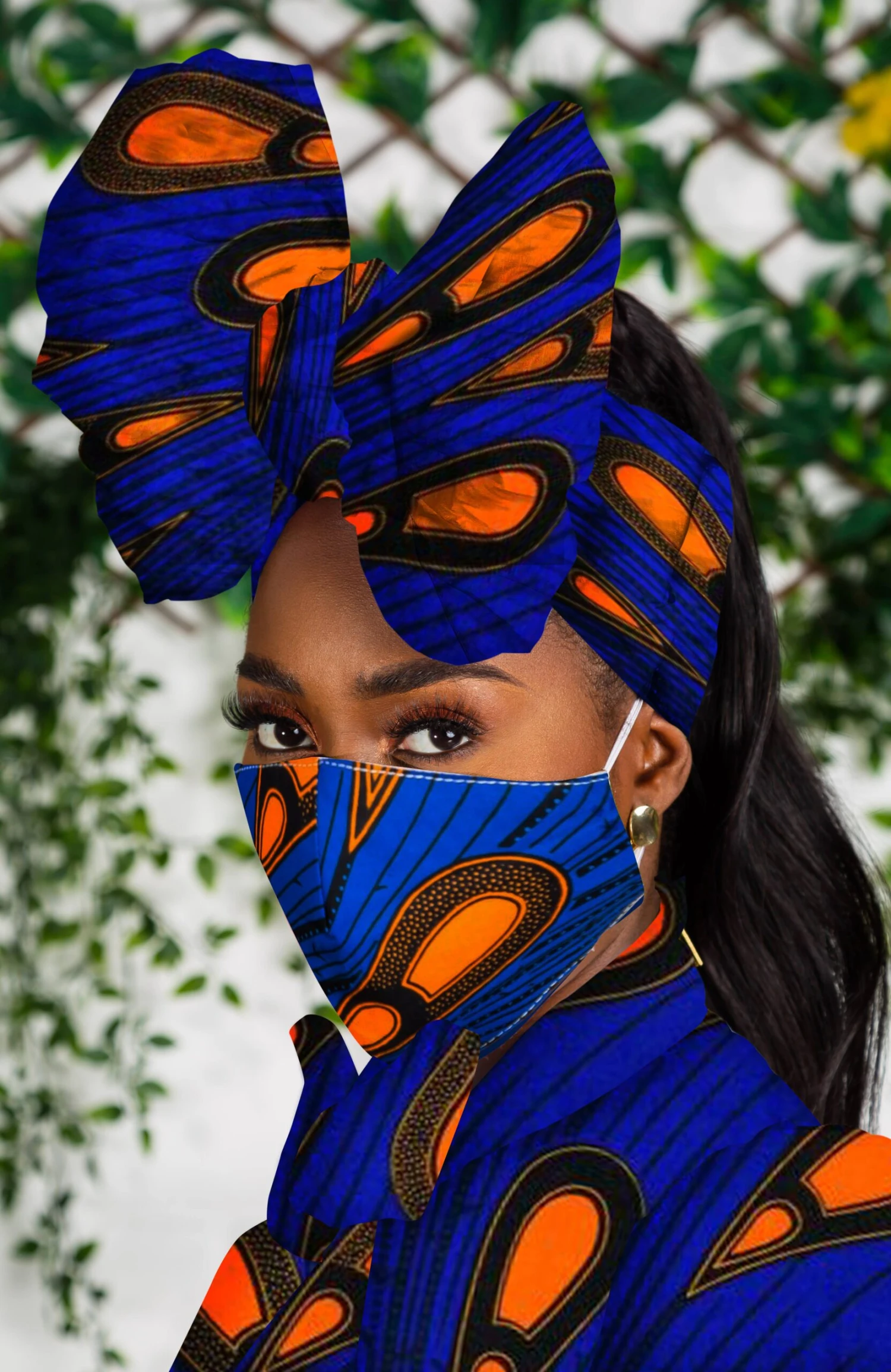 Ankara Wax Print Headwrap - ELLA - Image 12