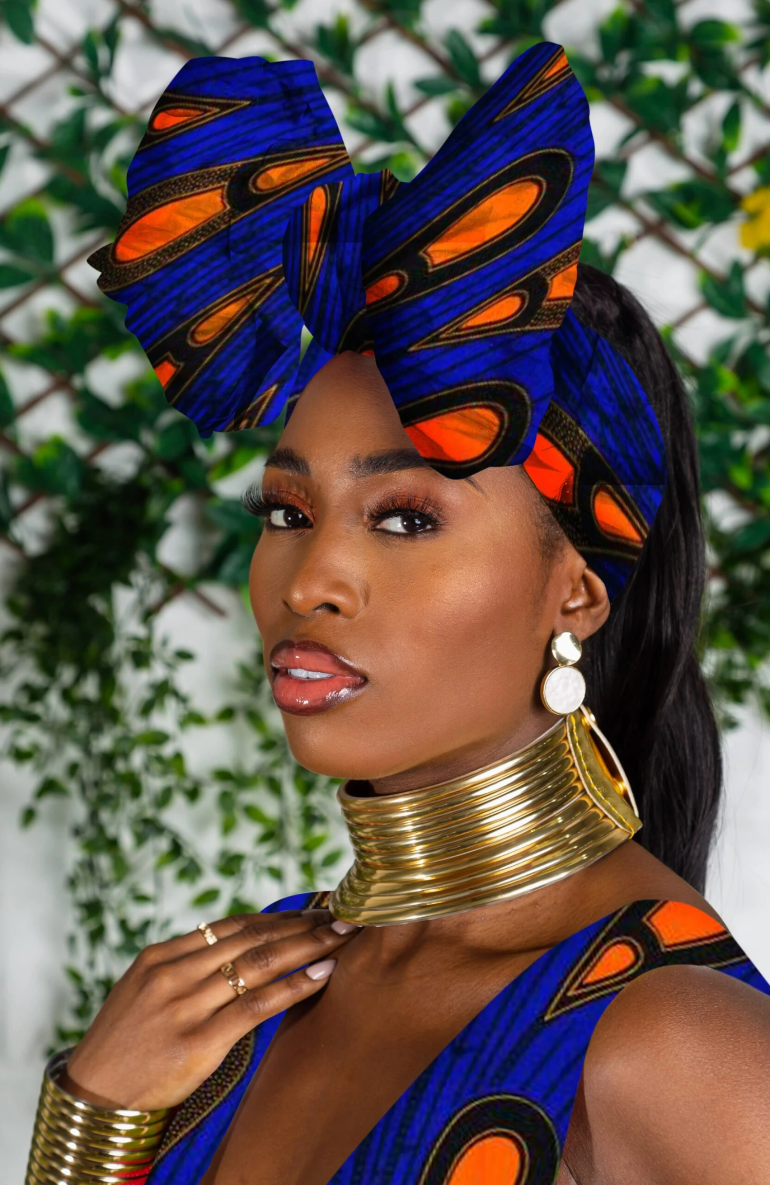 Ankara Wax Print Headwrap - ELLA - Image 8